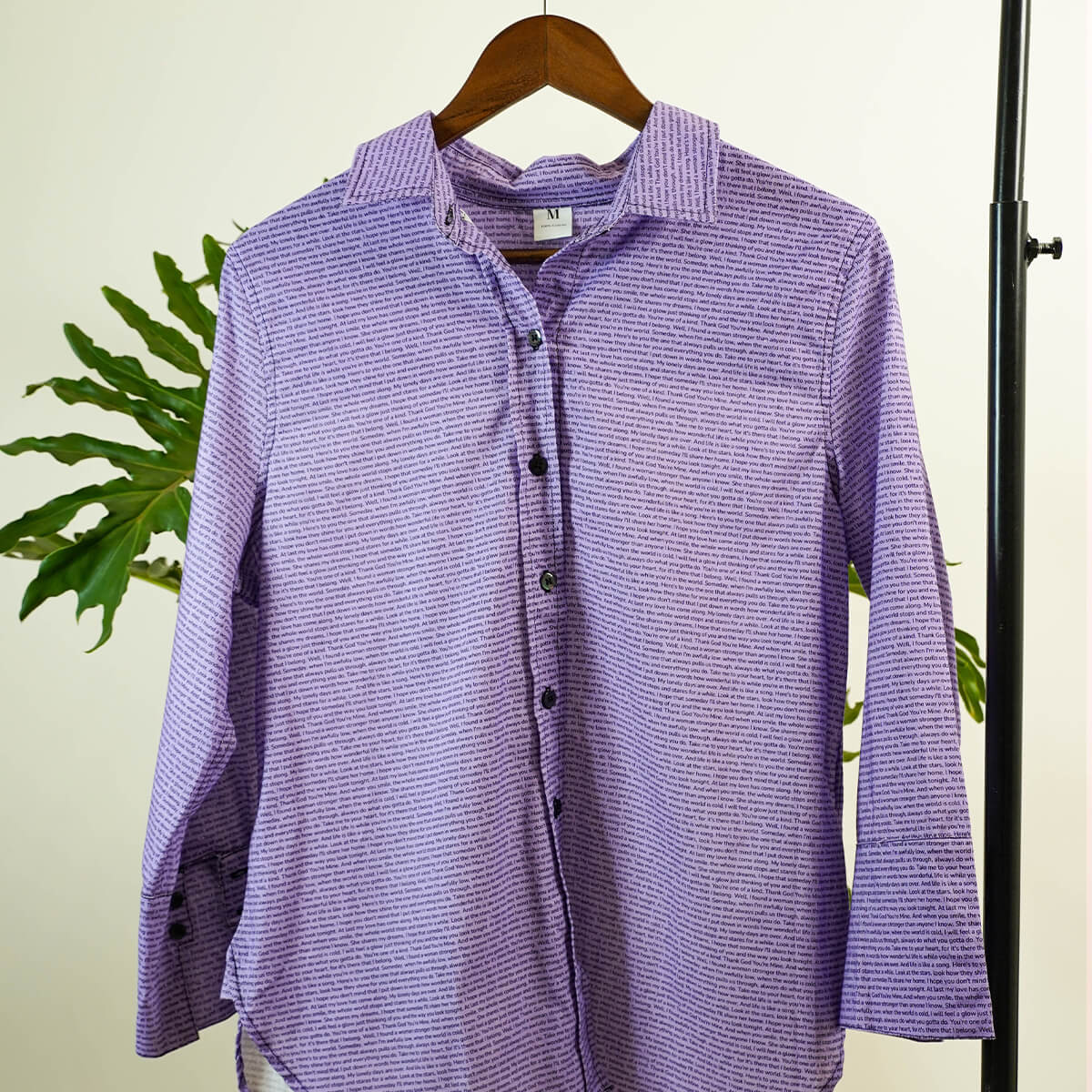 Women's Linen Textured Cotton 3/4 Sleeve Shirt - TuneInk