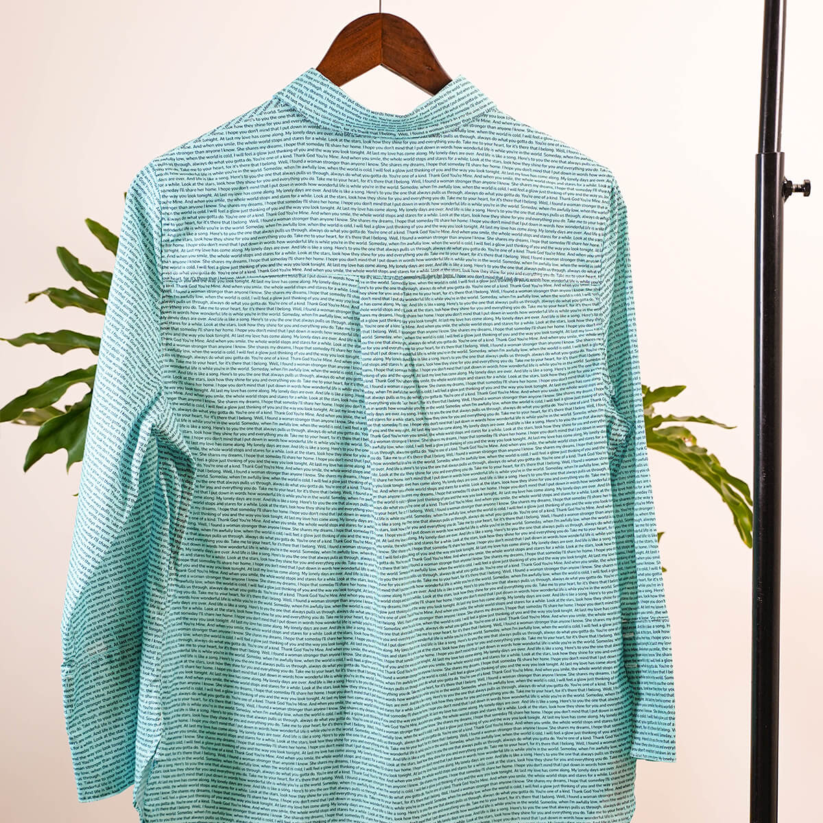 Women's Linen Textured Cotton 3/4 Sleeve Shirt - TuneInk