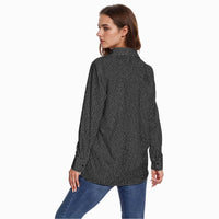 Women's Linen Textured Cotton Long Sleeve Shirt