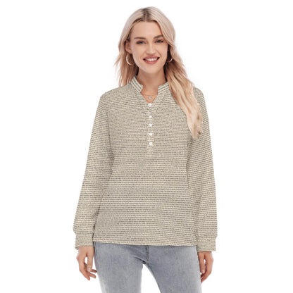 Women's Long Sleeve Blouse - TuneInk