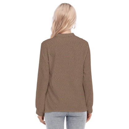 Women's Long Sleeve Blouse - TuneInk