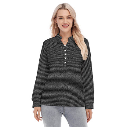 Women's Long Sleeve Blouse - TuneInk