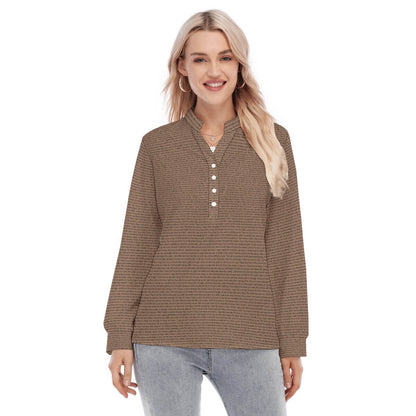 Women's Long Sleeve Blouse - TuneInk