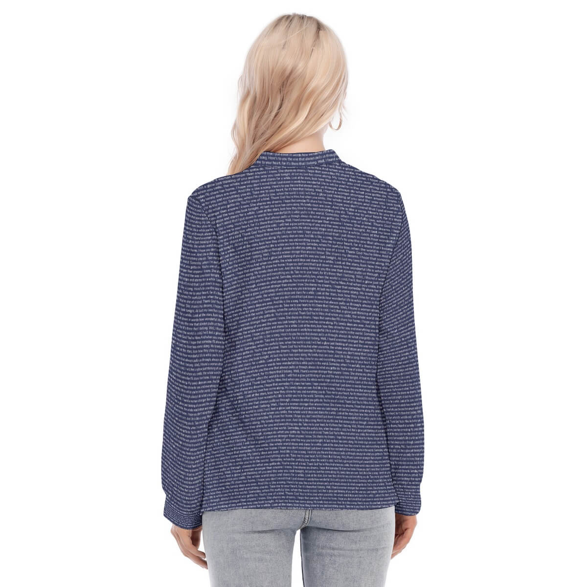 Women's Long Sleeve Blouse - TuneInk