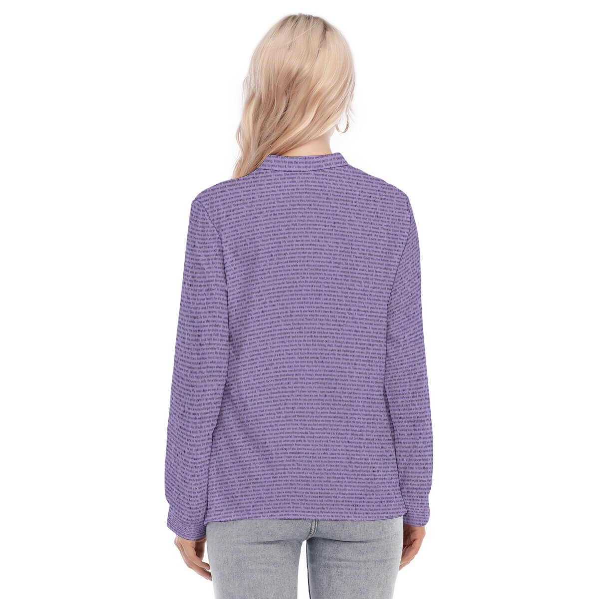 Women's Long Sleeve Blouse - TuneInk