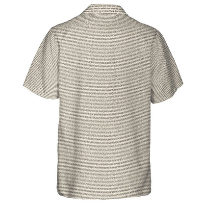 Women's Short Sleeve Button - Up Shirt - TuneInk