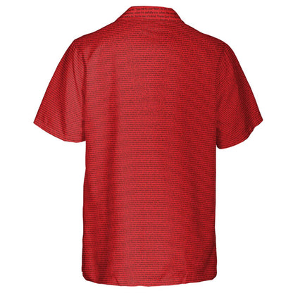 Women's Short Sleeve Button - Up Shirt - TuneInk