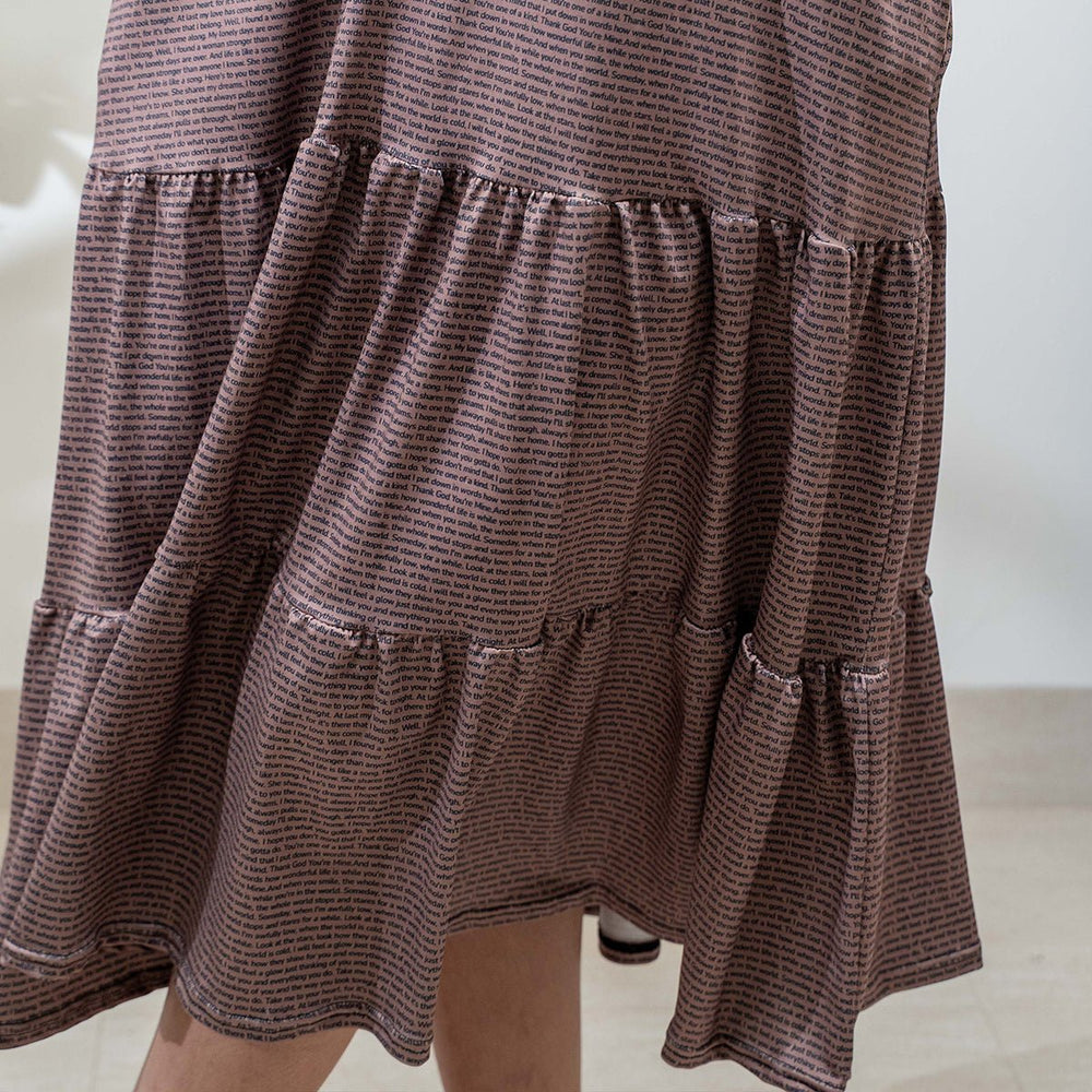 Women's Tiered Midi Dress