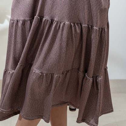 Women's Tiered Midi Dress - TuneInk