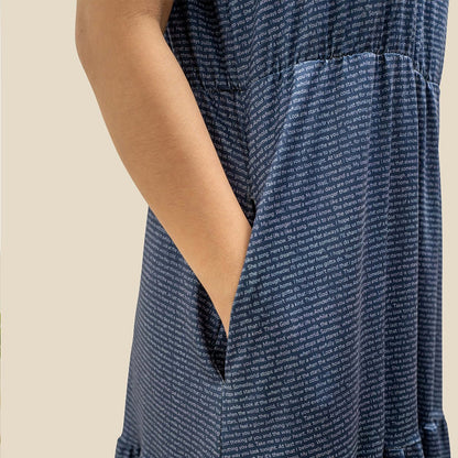 Women's Tiered Midi Dress - TuneInk