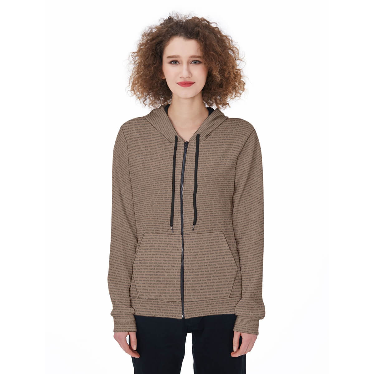 Women's Zip Up Hoodie - TuneInk