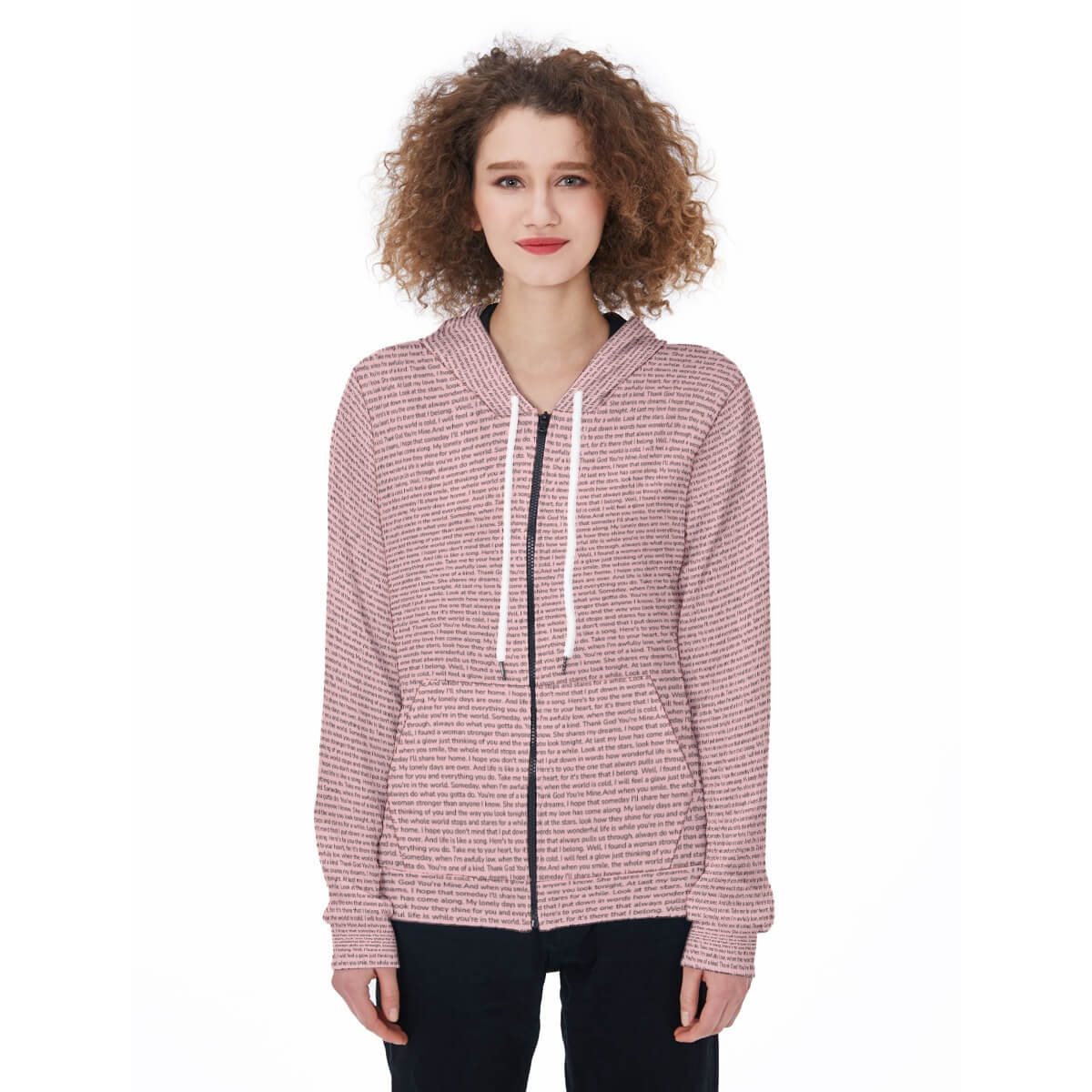 Women's Zip Up Hoodie - TuneInk
