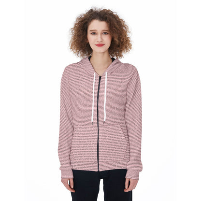 Women's Zip Up Hoodie - TuneInk