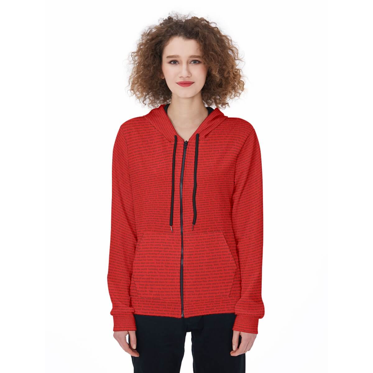Women's Zip Up Hoodie - TuneInk