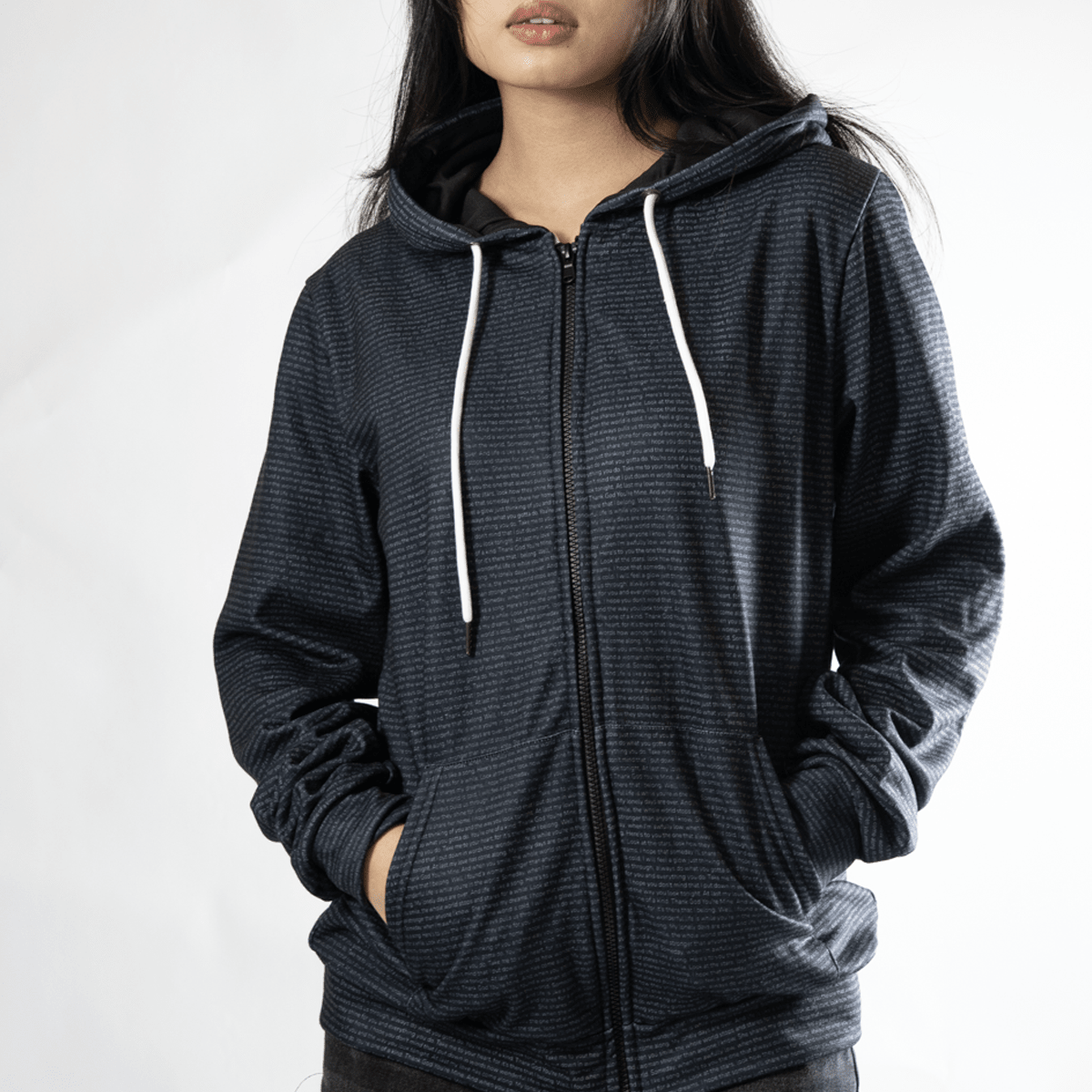 Women's Zip Up Hoodie - TuneInk