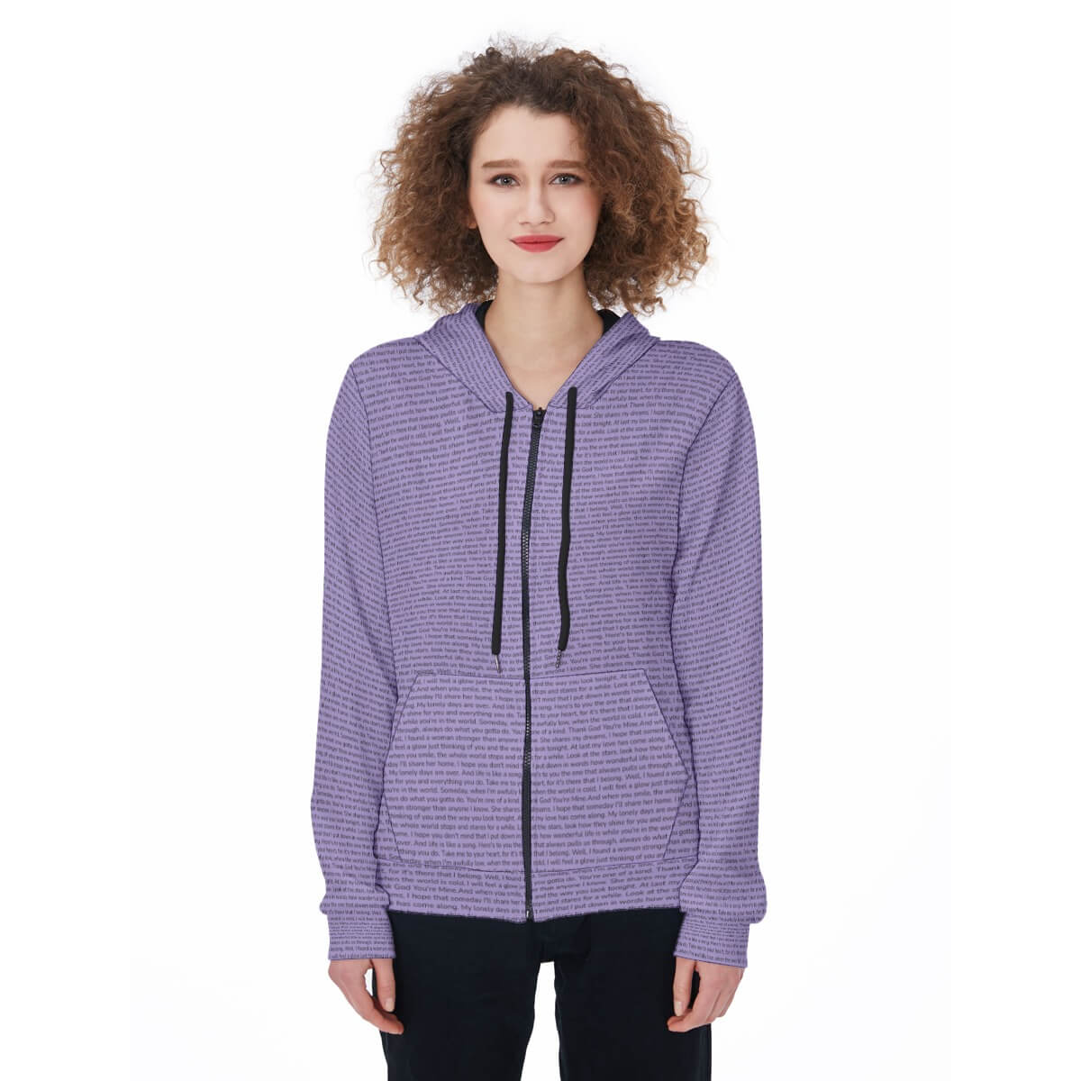 Women's Zip Up Hoodie - TuneInk