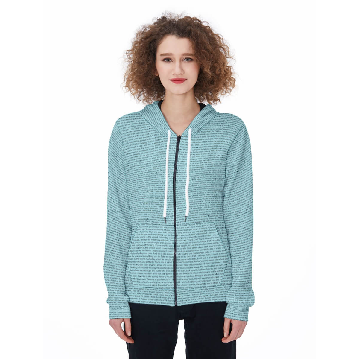 Women's Zip Up Hoodie - TuneInk