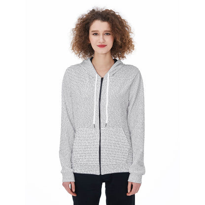 Women's Zip Up Hoodie - TuneInk